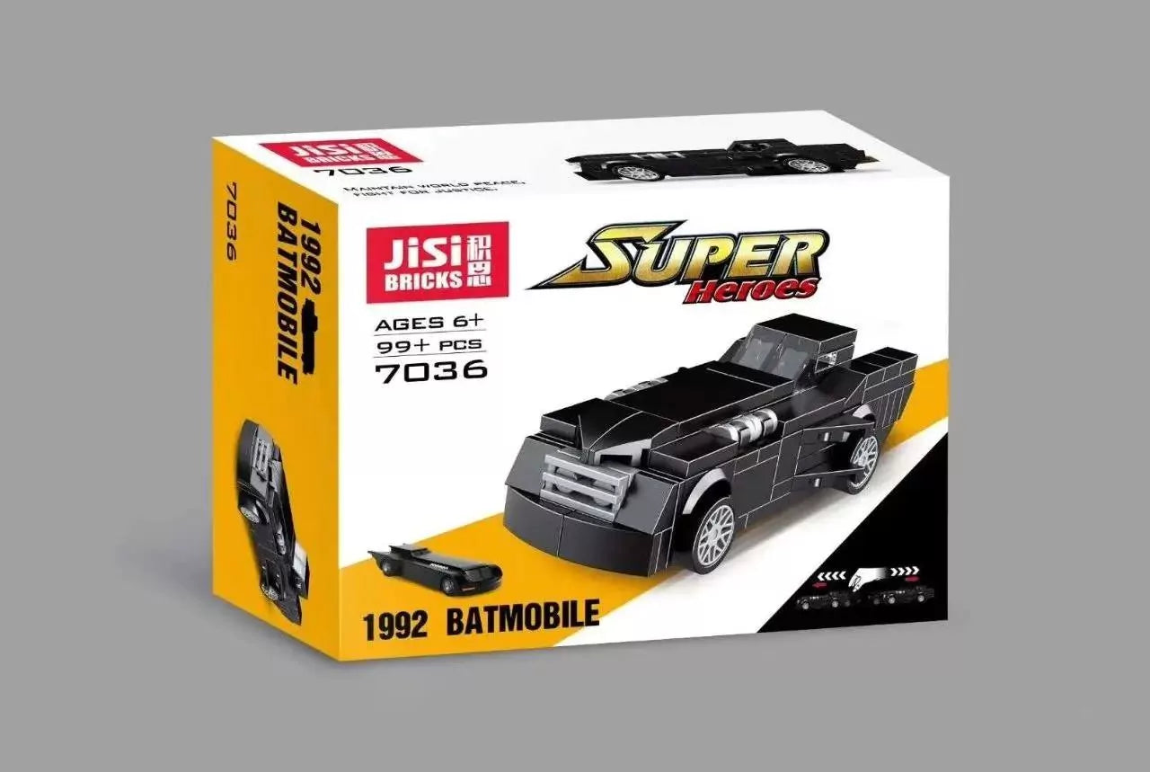 Mini 1992 Batmobile Building Blocks - 7036 - Default Title - Odeez | Educational Toys Pakistan 