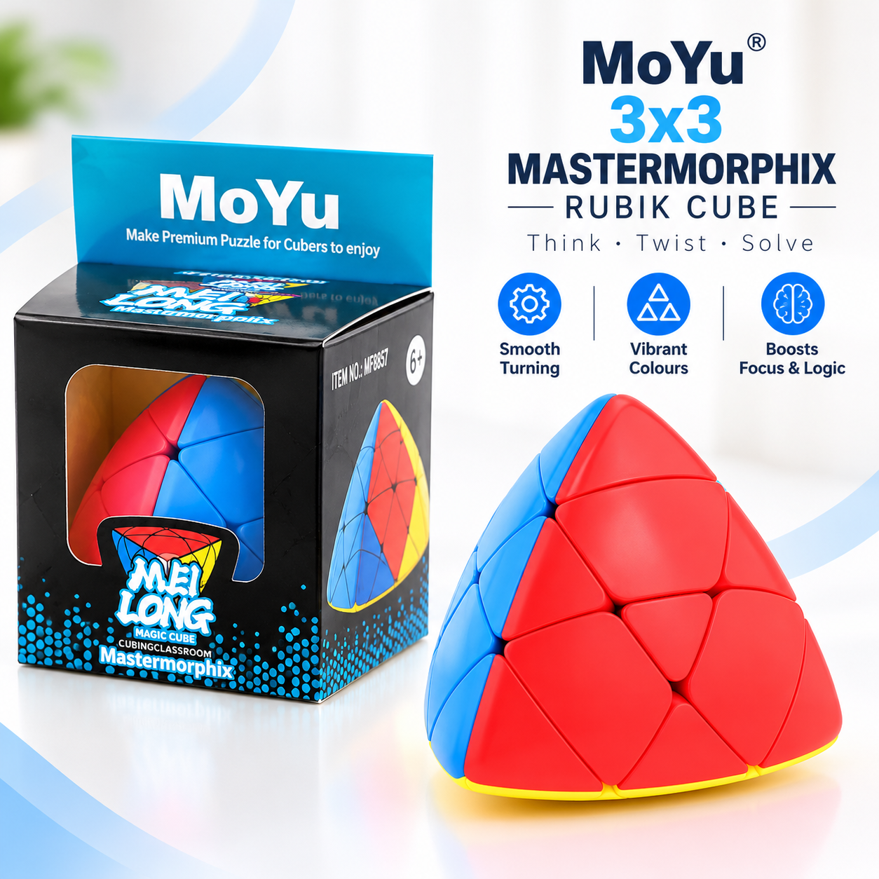 MoYu 3x3 Mastermorphix Rubik Cube - 871