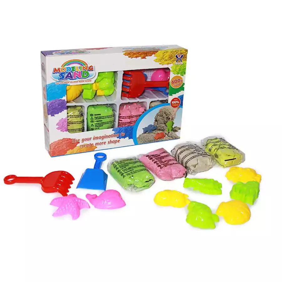 Modeling Sand 600 grams with Moulds - Default Title - Odeez | Educational Toys Pakistan 