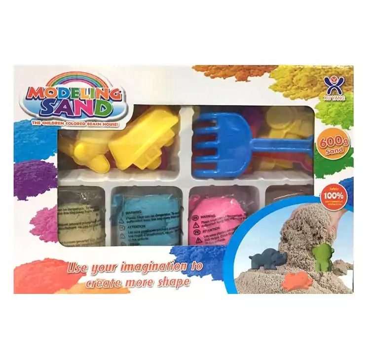 Modeling Sand 600 grams with Moulds - Default Title - Odeez | Educational Toys Pakistan 