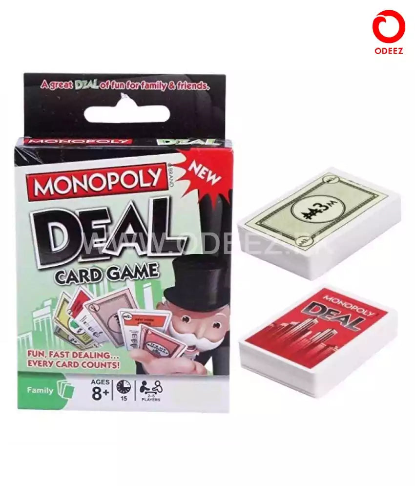 Monopoly Deal Card Game - Default Title - Odeez | Educational Toys Pakistan 