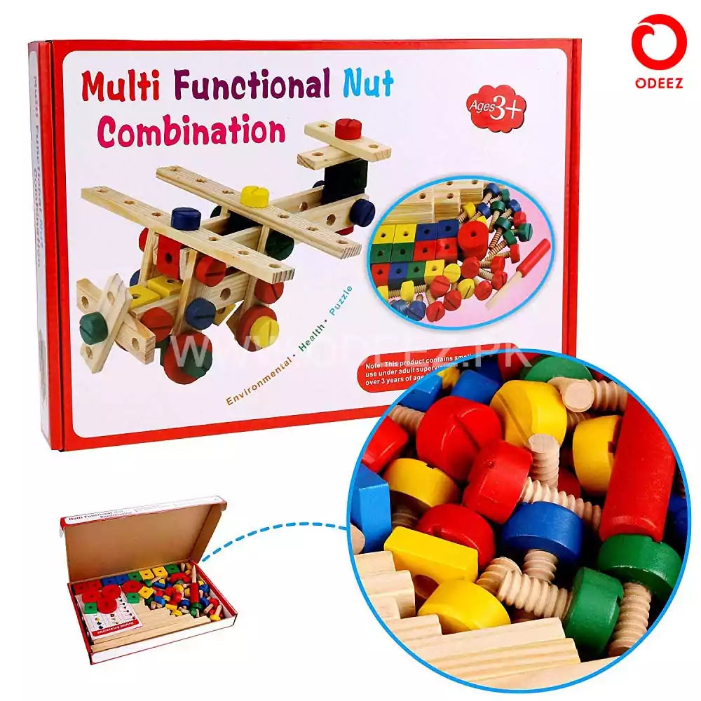Multi-Functional Nut Combination - Default Title - Odeez | Educational Toys Pakistan 