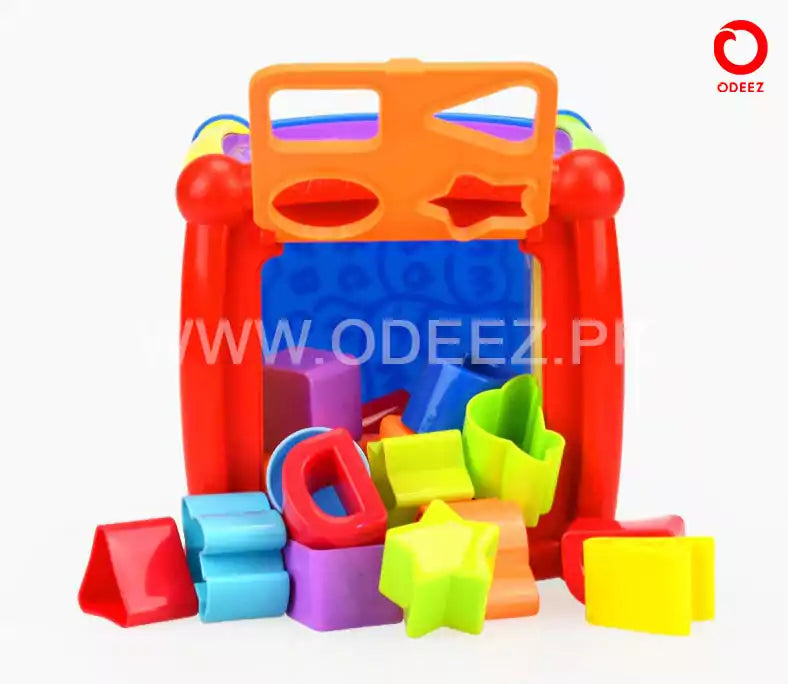 Huanger Multiple Activity Sorting Cube with Piano - 520 - Default Title - Odeez | Educational Toys Pakistan 