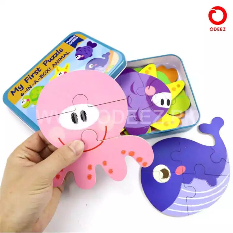 My First Jigsaw Puzzle - Sea Animals - Default Title - Odeez | Educational Toys Pakistan 