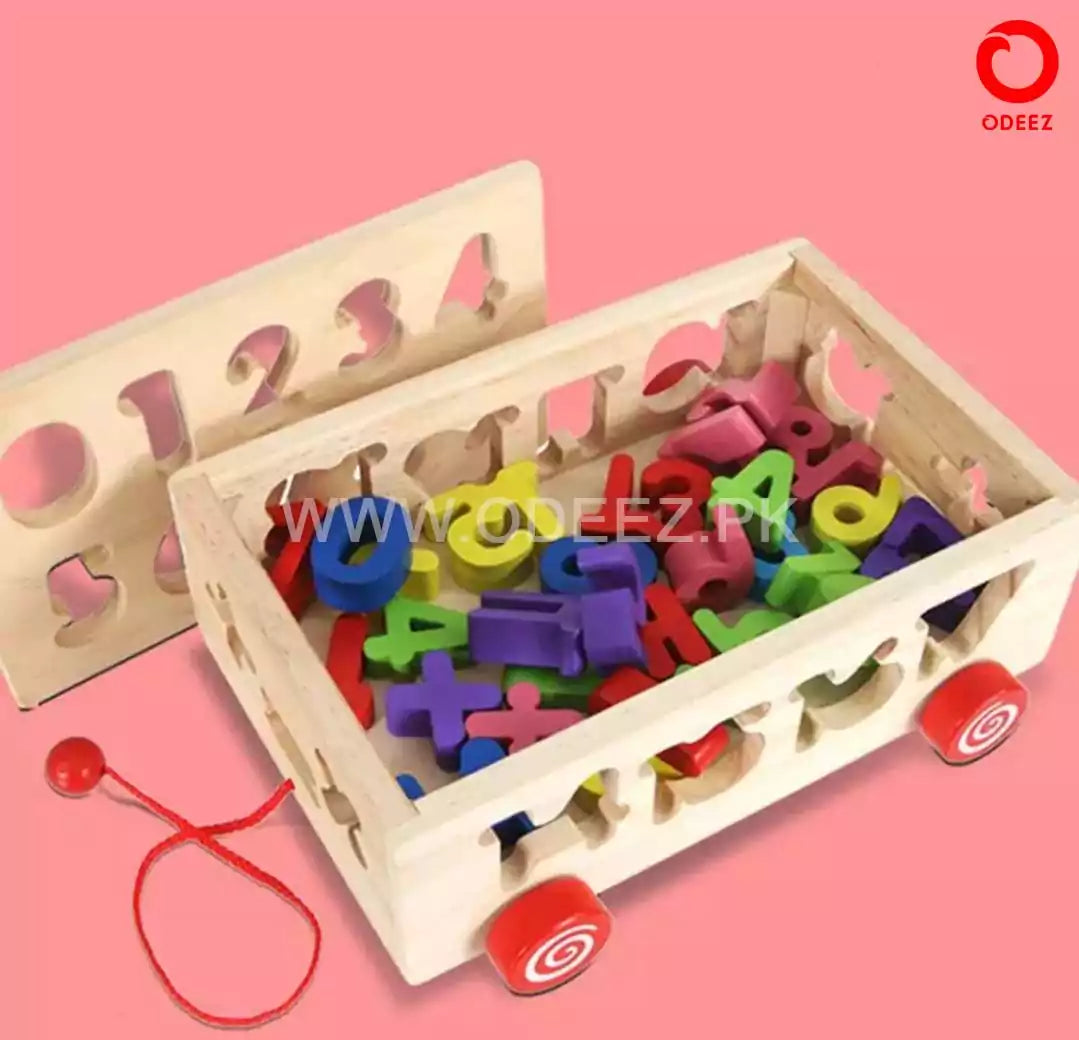 Number Sorting Wooden Car - Default Title - Odeez | Educational Toys Pakistan 