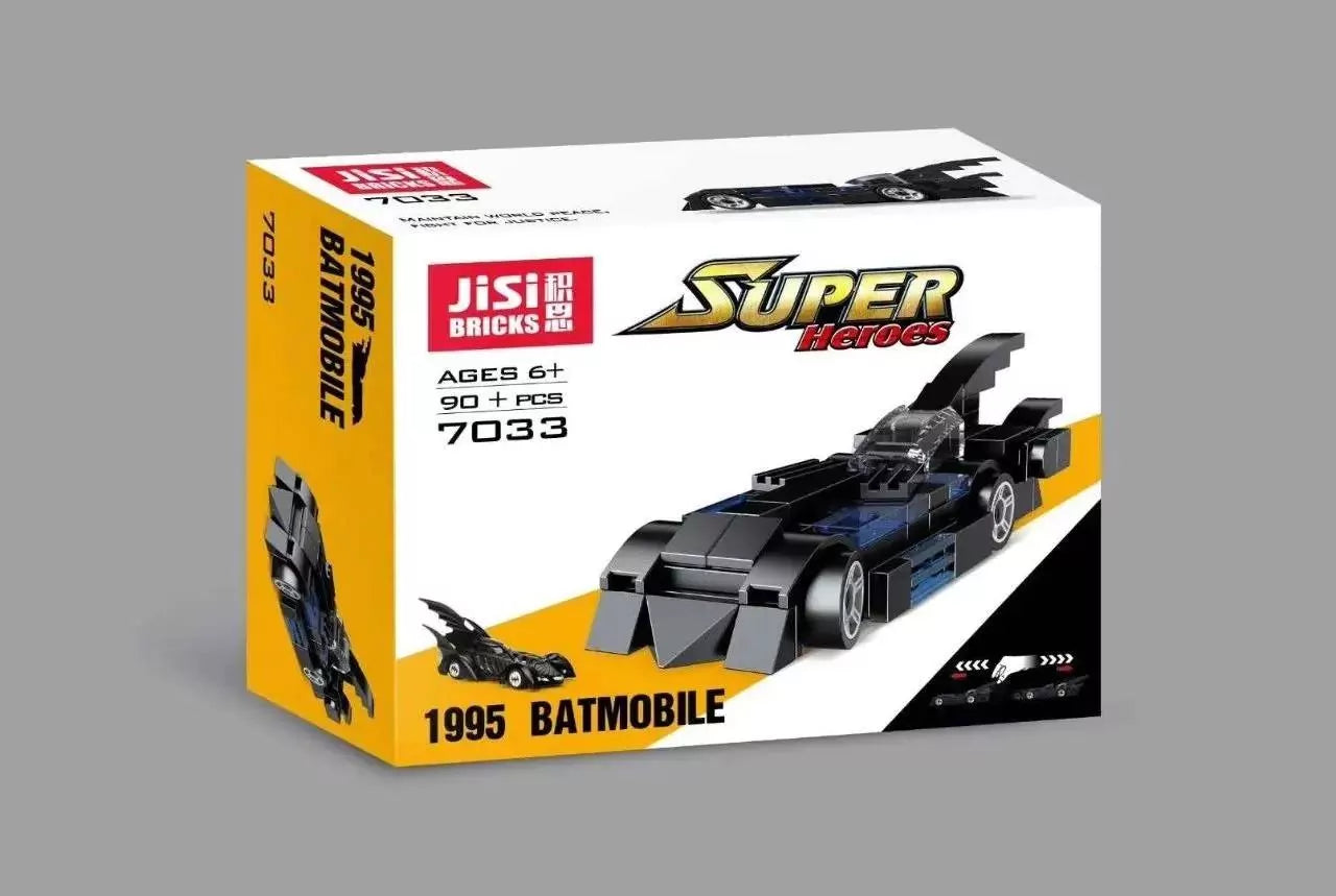 Pack of 6 Fight For Justice Mini Batmobile Building Blocks - Default Title - Odeez | Educational Toys Pakistan 