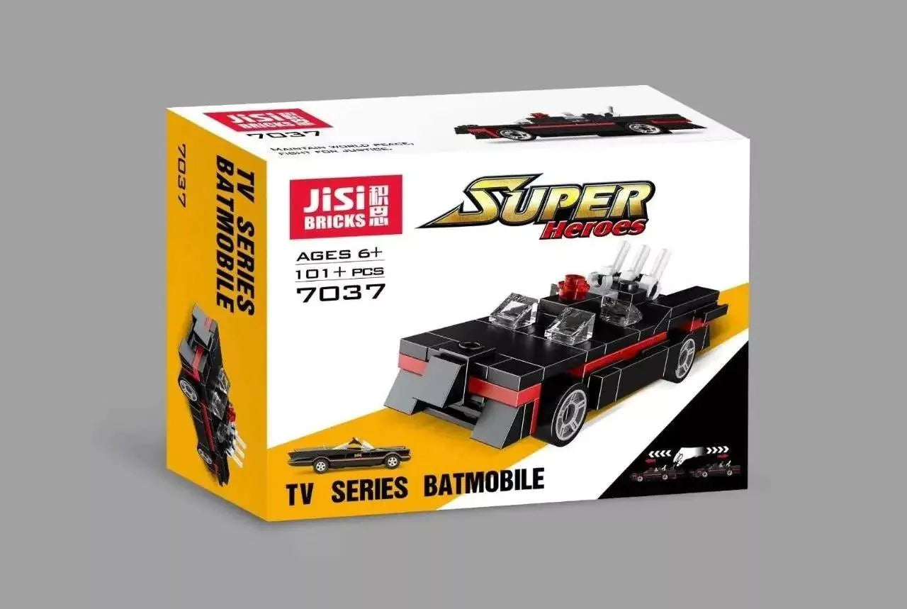 Pack of 6 Fight For Justice Mini Batmobile Building Blocks - Default Title - Odeez | Educational Toys Pakistan 