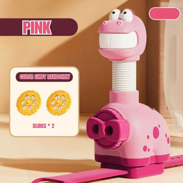 Dinosaur Projection Pop Tube Watch - 81A - Blue-Pink-Purple-Green - Odeez | Educational Toys Pakistan 