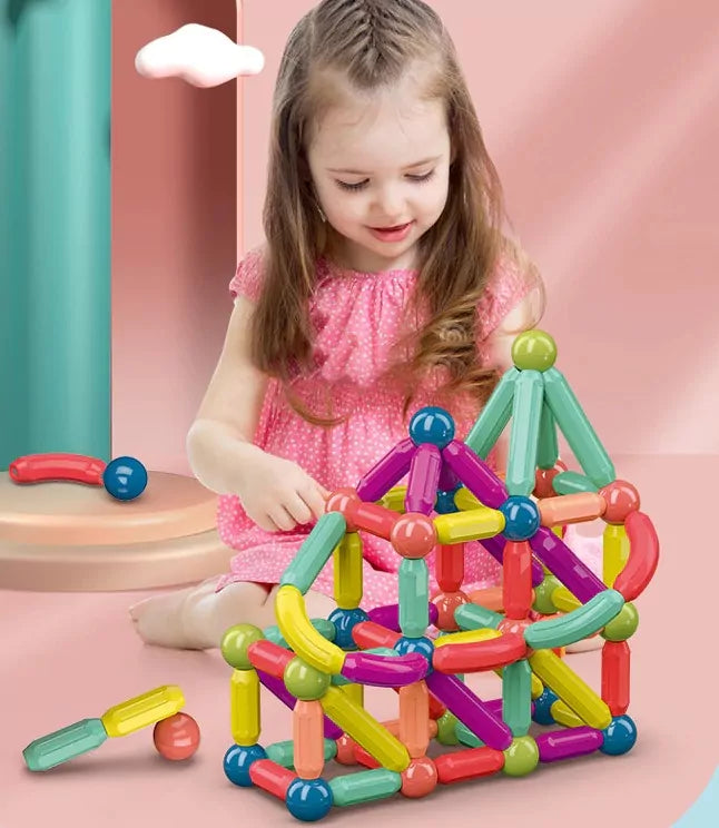 Pop Magnetic Construction Kit - 36 pieces - Default Title - Odeez | Educational Toys Pakistan 