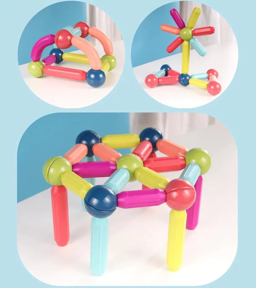 Pop Magnetic Construction Kit - 36 pieces - Default Title - Odeez | Educational Toys Pakistan 