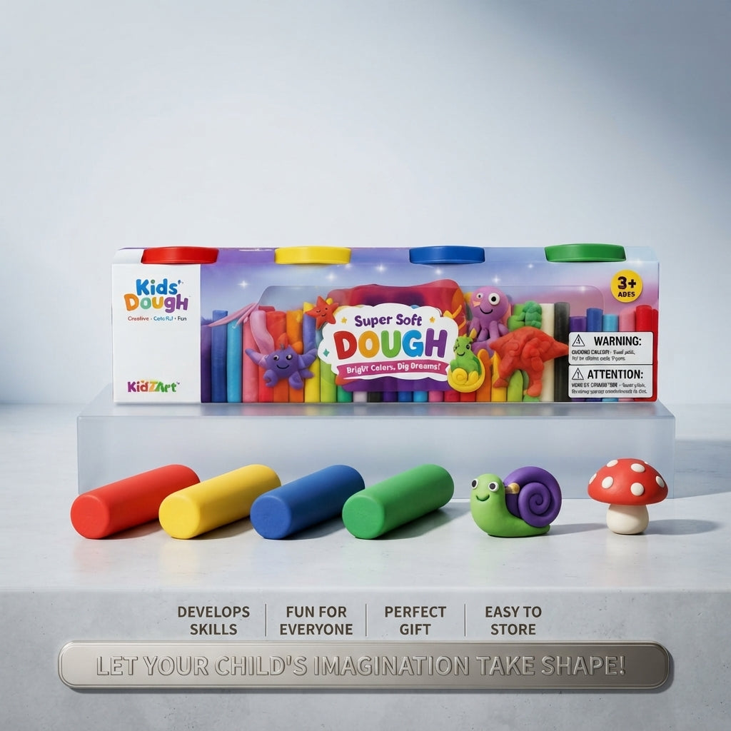 Kids' Dough Super Soft Modeling Clay Set for Creative Play - 022