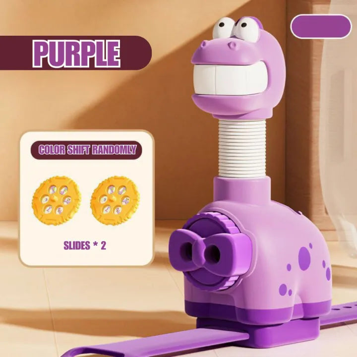 Dinosaur Projection Pop Tube Watch - 81A - Blue-Pink-Purple-Green - Odeez | Educational Toys Pakistan 