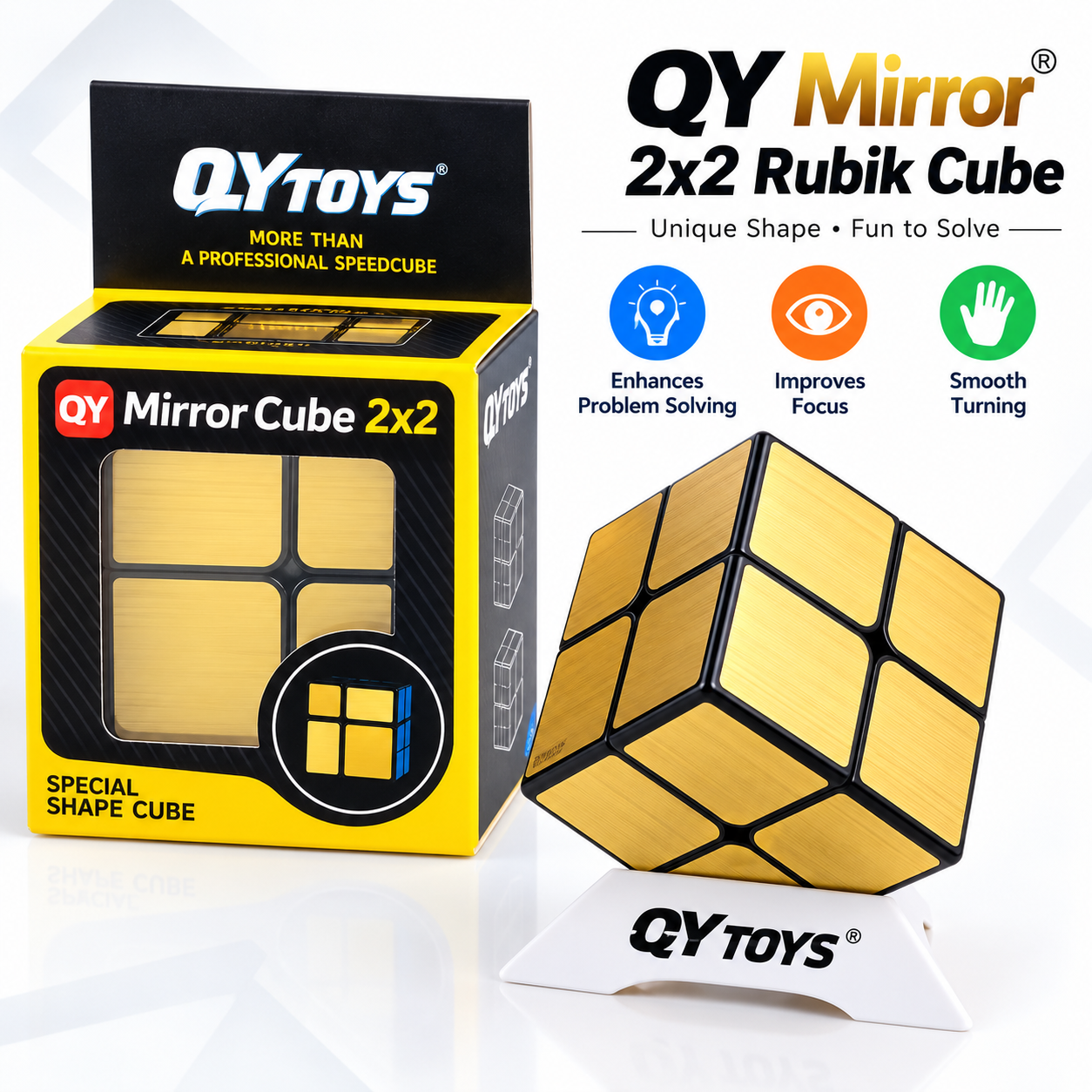 QY 2x2 Mirror Rubik Cube - 569