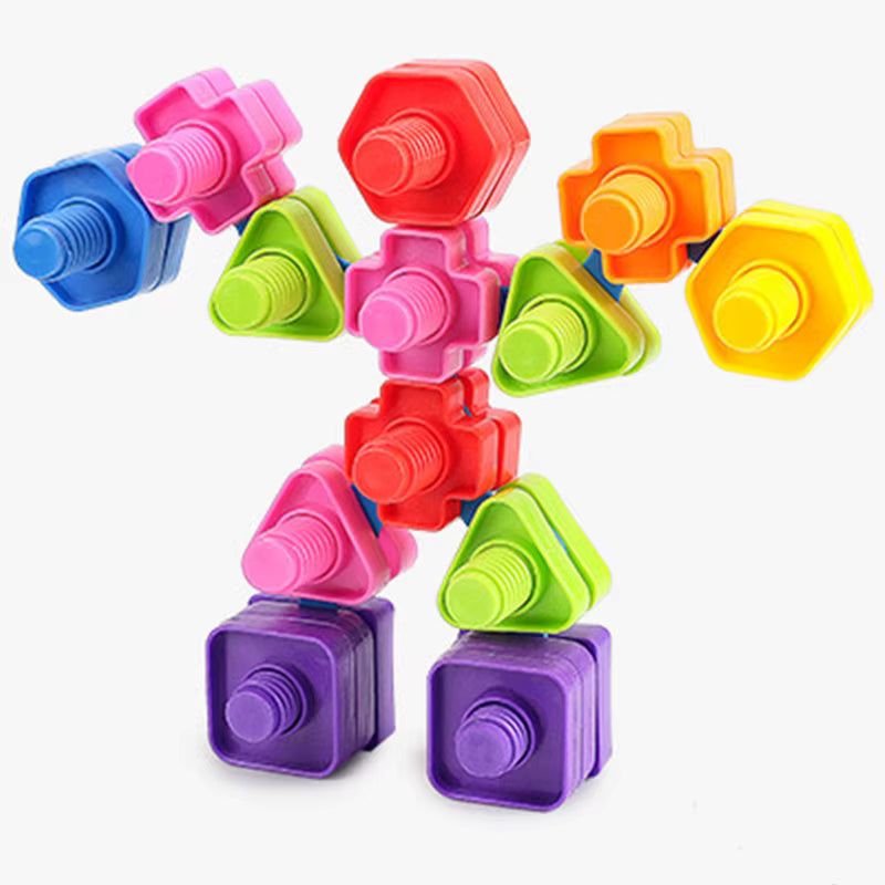 Colorful Nuts & Bolts Construction Set - 205