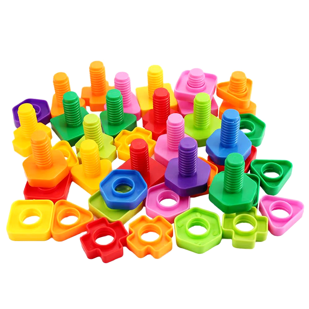 Colorful Nuts & Bolts Construction Set - 205