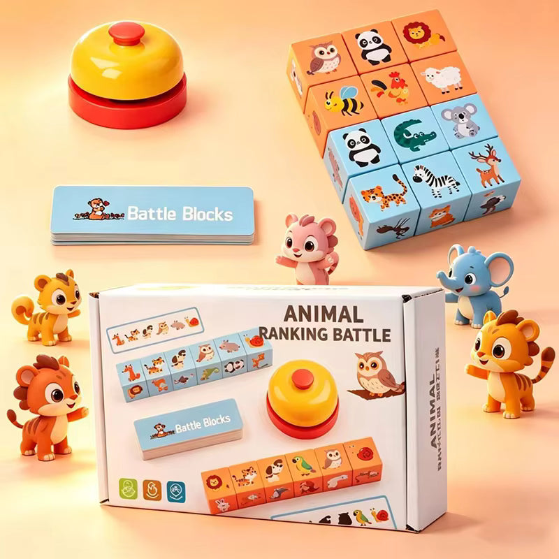 Animal Ranking Battle Family Board Game