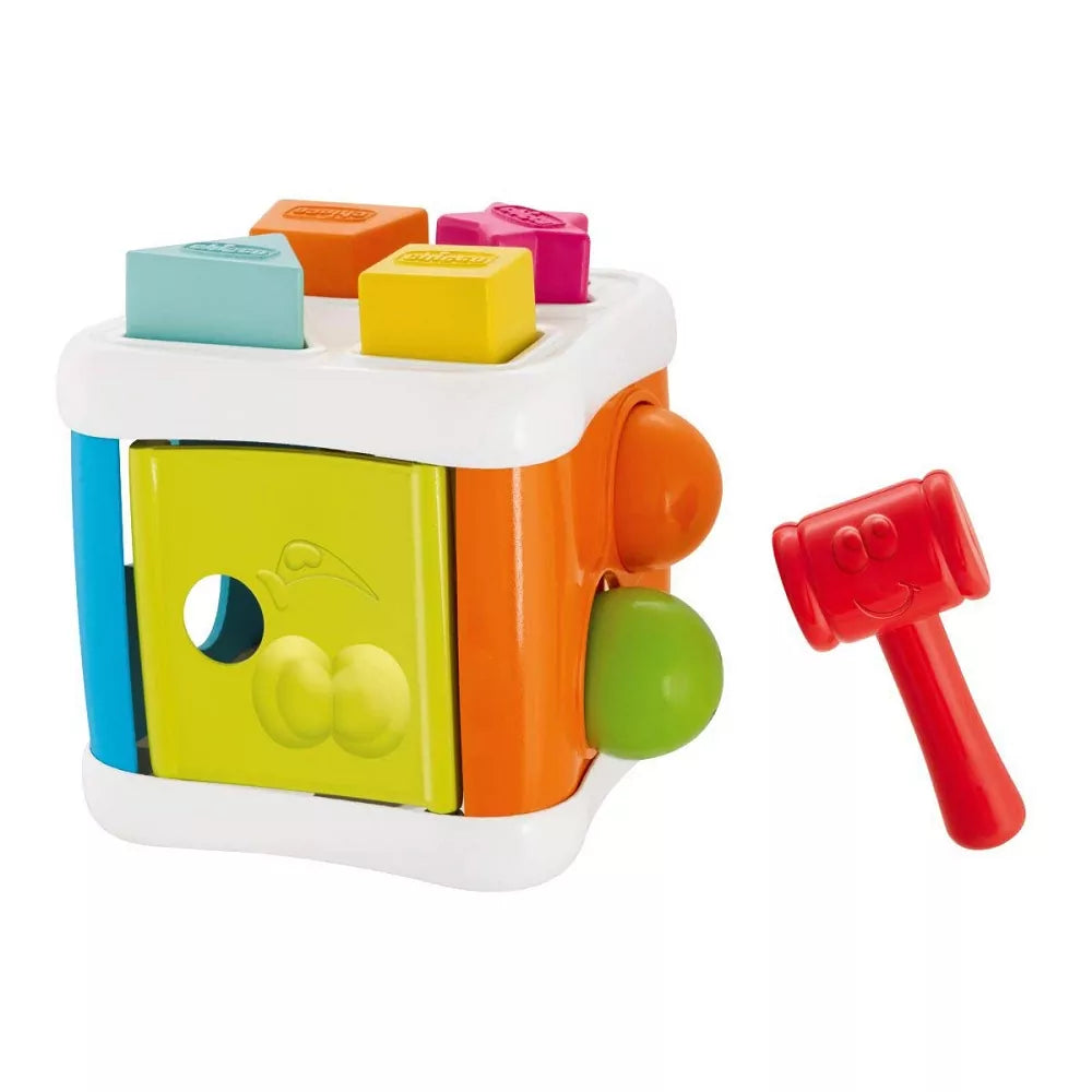 Shape Sorting & Hammering Activity Cube - Default Title - Odeez | Educational Toys Pakistan 