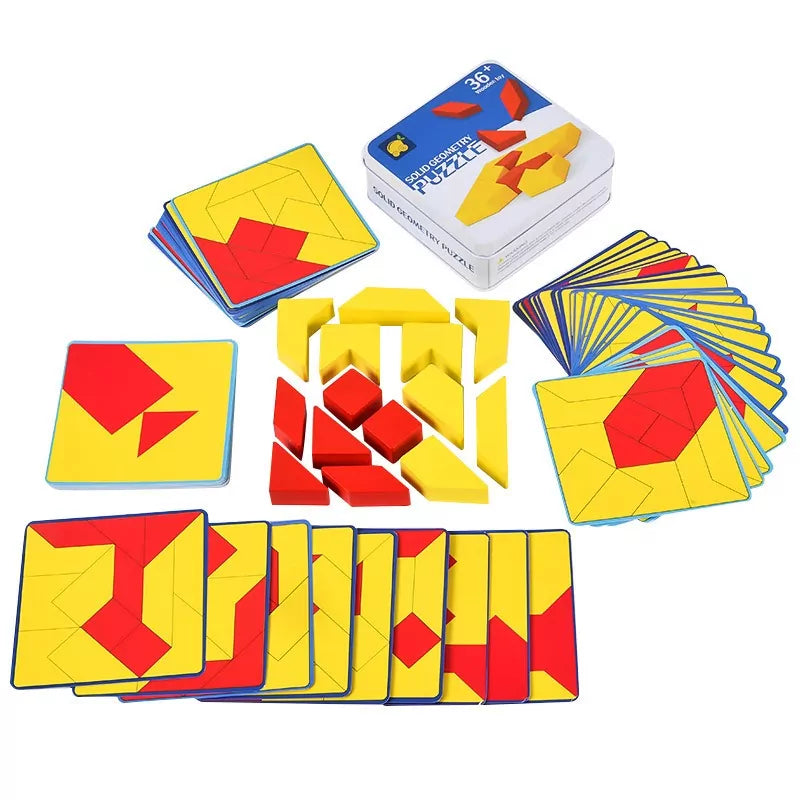 Solid Mind Pattern Wooden Puzzle - Default Title - Odeez | Educational Toys Pakistan 