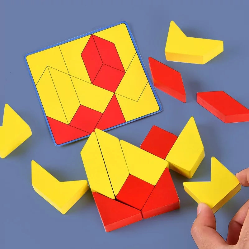 Solid Mind Pattern Wooden Puzzle - Default Title - Odeez | Educational Toys Pakistan 