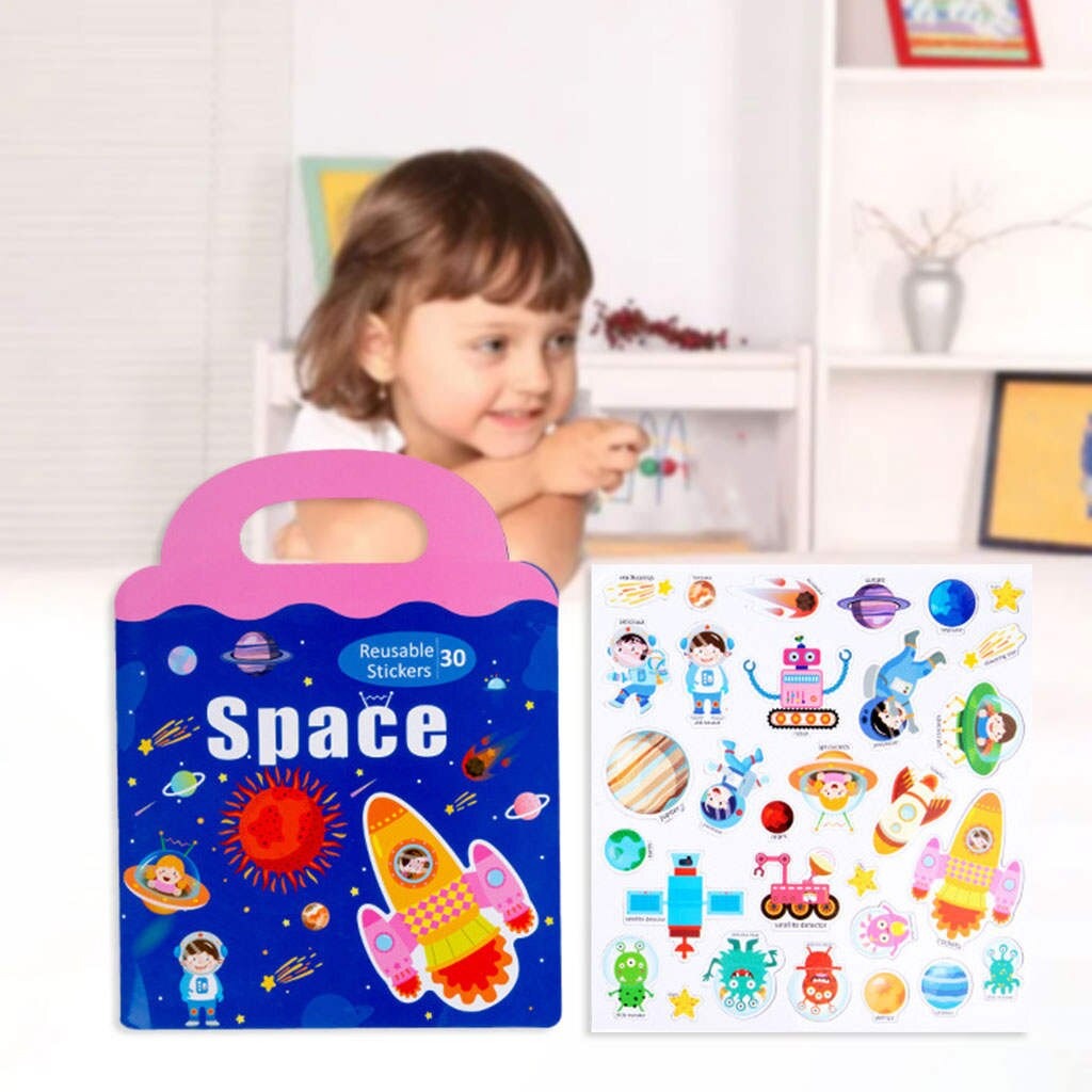 Space Thematic Magnetic Sticker Boards - 128 - Default Title - Odeez | Educational Toys Pakistan 