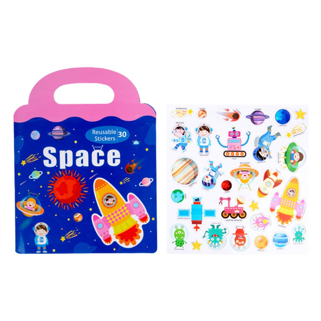 Space Thematic Magnetic Sticker Boards - 128 - Default Title - Odeez | Educational Toys Pakistan 