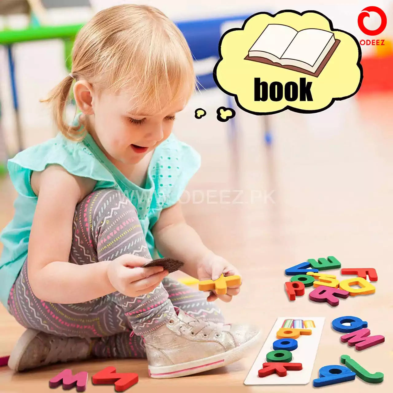 Spelling & Letter Recognition Learning Kit - Default Title - Odeez | Educational Toys Pakistan 