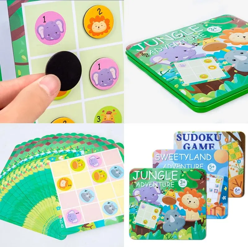 Thinking Sudoku Game Magnetic Puzzle Tin Box - 639