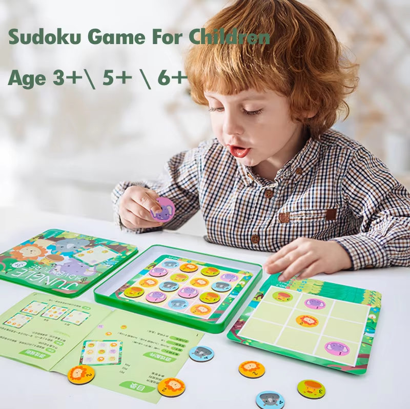 Thinking Sudoku Game Magnetic Puzzle Tin Box - 639