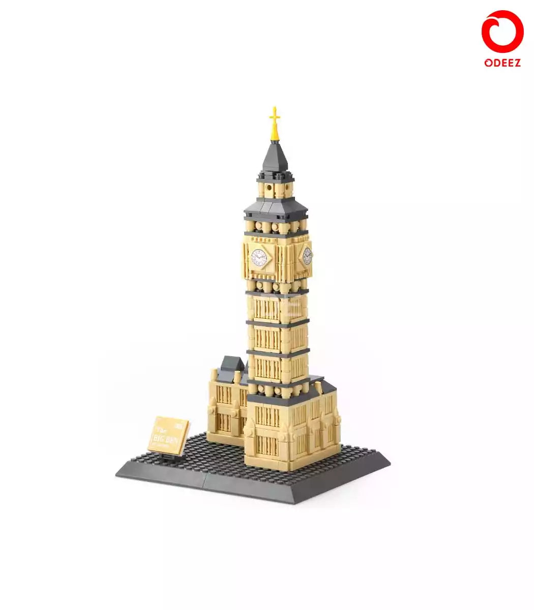 The Elizabeth Tower Blocks - 910 Pieces - Default Title - Odeez | Educational Toys Pakistan 