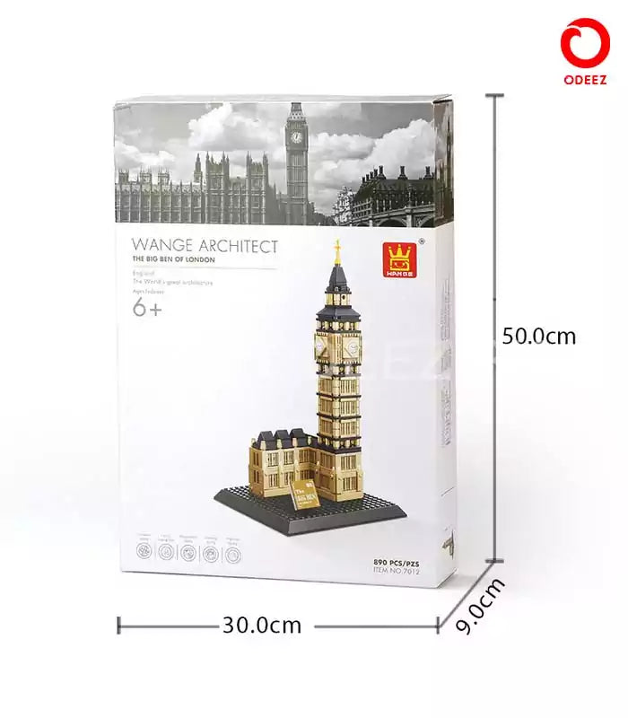 The Elizabeth Tower Blocks - 910 Pieces - Default Title - Odeez | Educational Toys Pakistan 