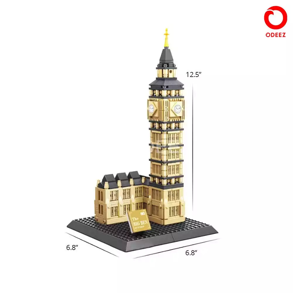 The Elizabeth Tower Blocks - 910 Pieces - Default Title - Odeez | Educational Toys Pakistan 