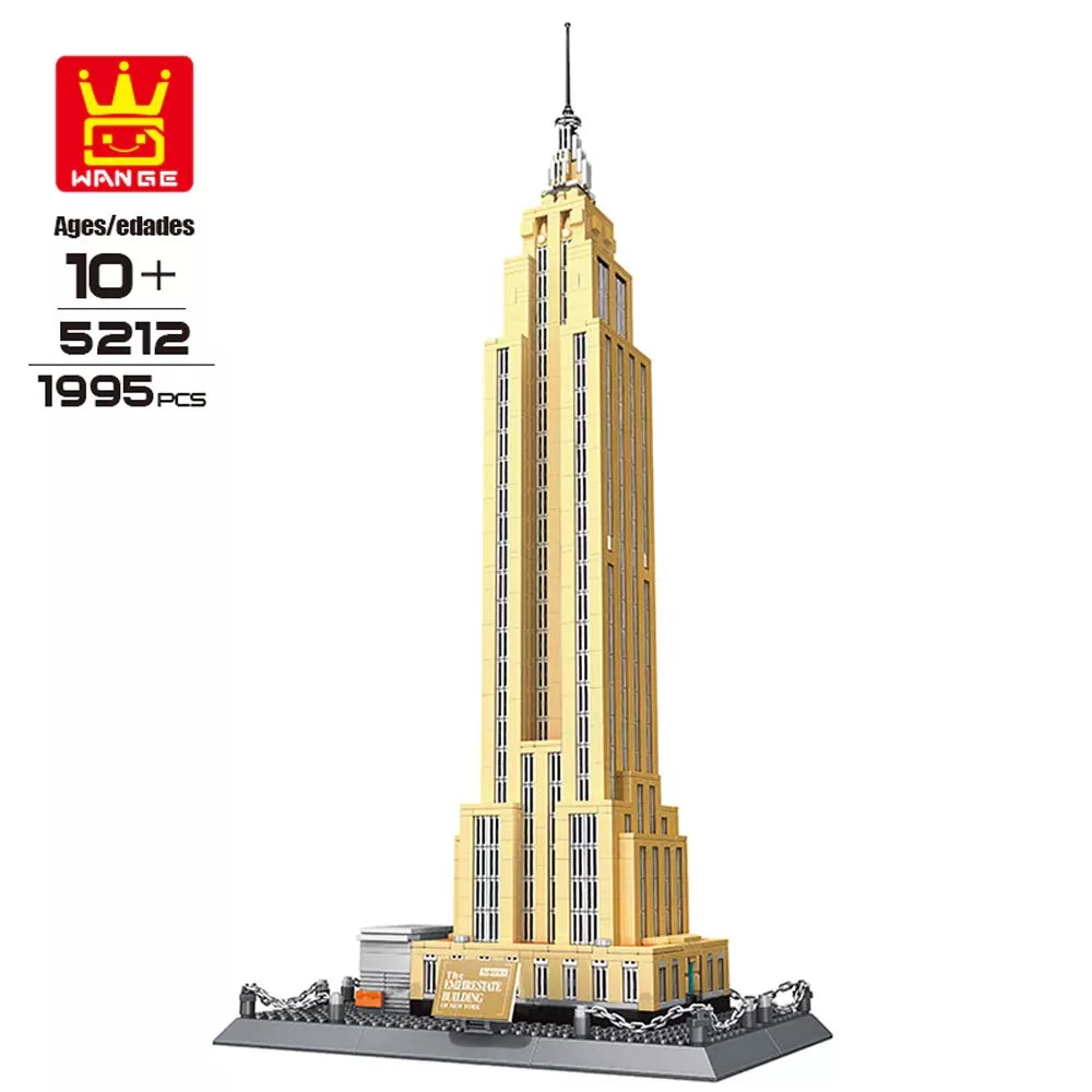 The Empire State New York Building Blocks - 1995 pieces - Default Title - Odeez | Educational Toys Pakistan 