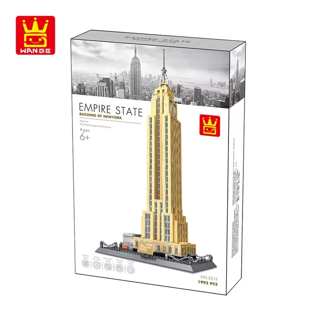 The Empire State New York Building Blocks - 1995 pieces - Default Title - Odeez | Educational Toys Pakistan 