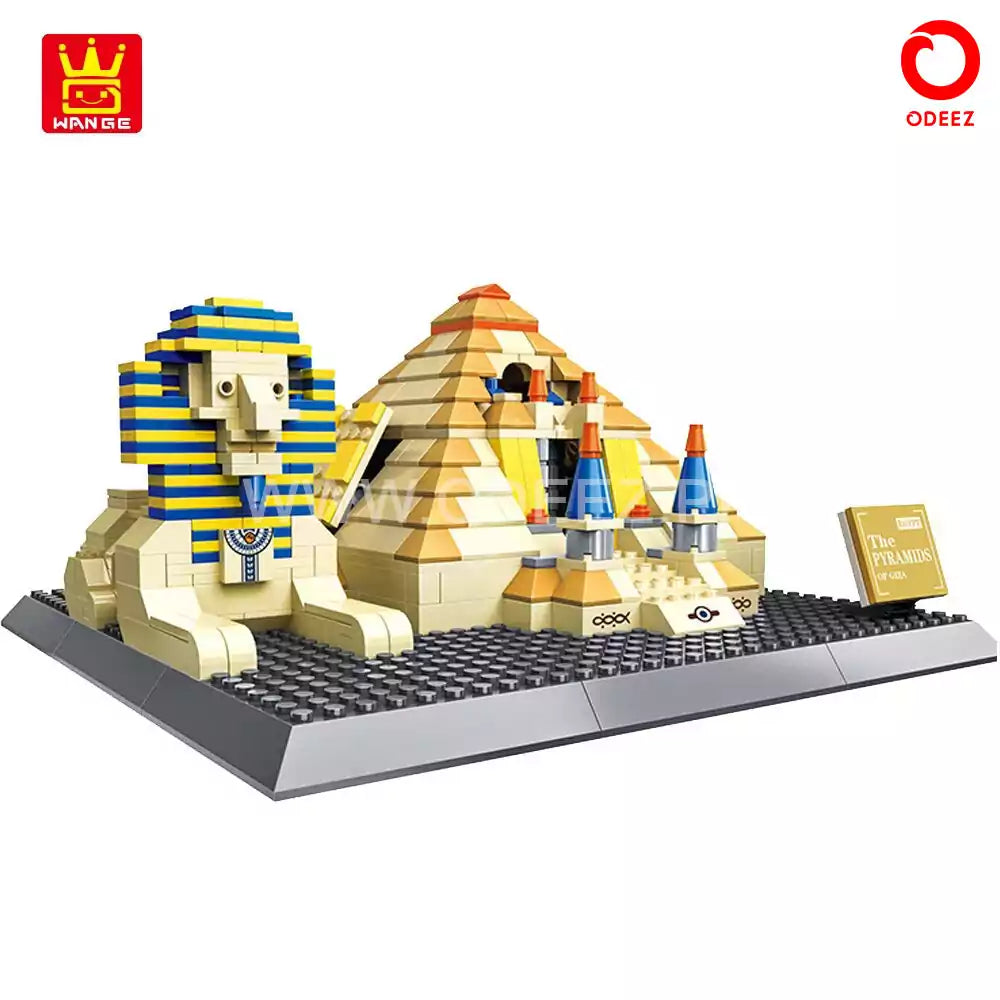 The Great Pyramids Of Giza Building Blocks - 622 Pieces - Default Title - Odeez | Educational Toys Pakistan 