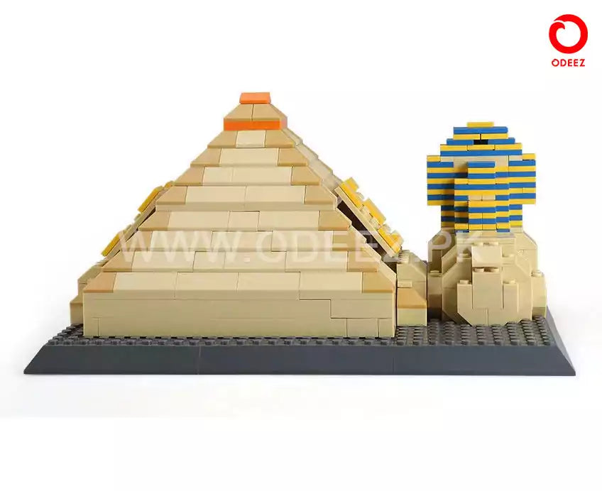 The Great Pyramids Of Giza Building Blocks - 622 Pieces - Default Title - Odeez | Educational Toys Pakistan 