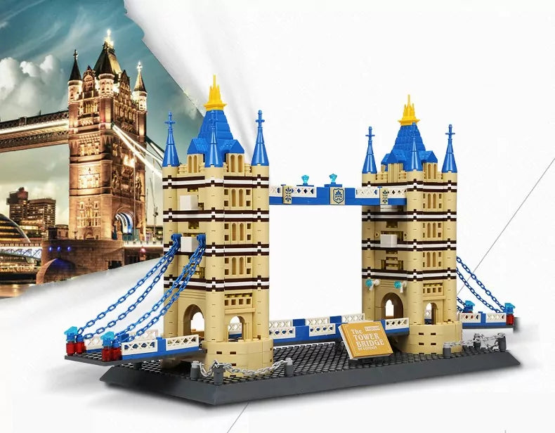 The Tower Bridge of London Building Blocks - 1052 pieces - Default Title - Odeez | Educational Toys Pakistan 