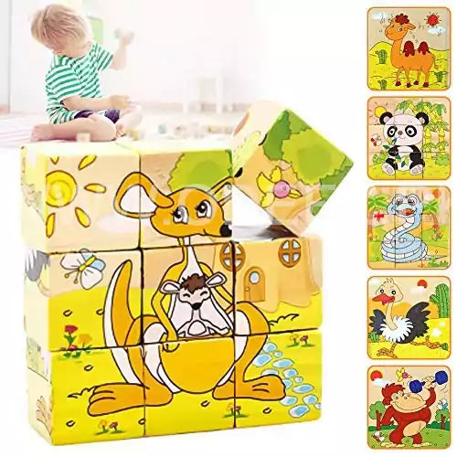 Three Dimensional 6 Sided Block Puzzle - Random Character - Default Title - Odeez | Educational Toys Pakistan 