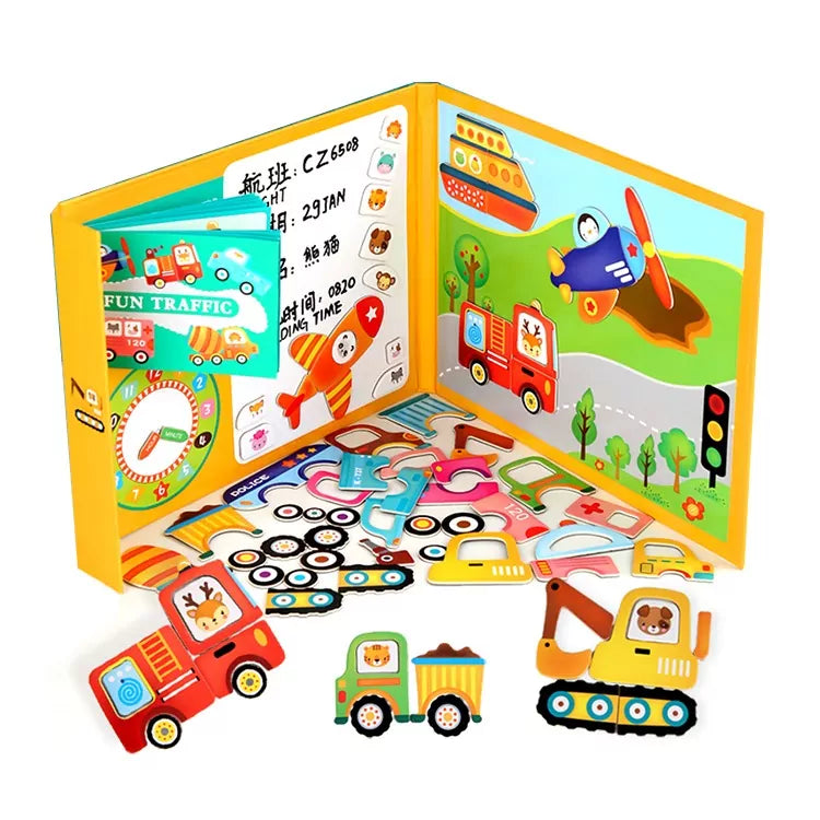 Traffic Creative Magnetic Puzzle Pad - 606 - Default Title - Odeez | Educational Toys Pakistan 