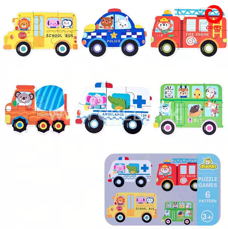 Transportation 6 Jigsaw Puzzle - Default Title - Odeez | Educational Toys Pakistan 