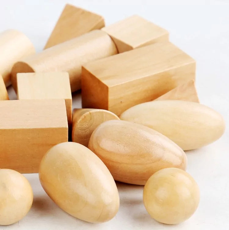 Twenty Solid Geometrical Shapes with 10 Cards - Default Title - Odeez | Educational Toys Pakistan 