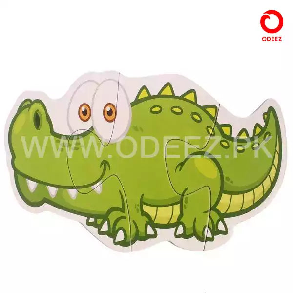Two And Three Pieces Puzzle - Jungle - Default Title - Odeez | Educational Toys Pakistan 