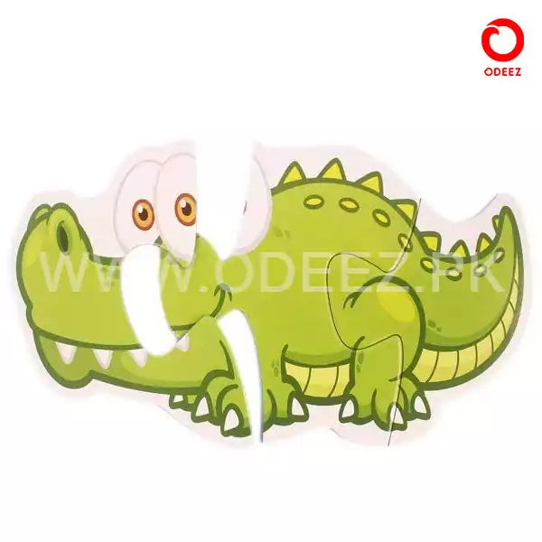 Two And Three Pieces Puzzle - Jungle - Default Title - Odeez | Educational Toys Pakistan 