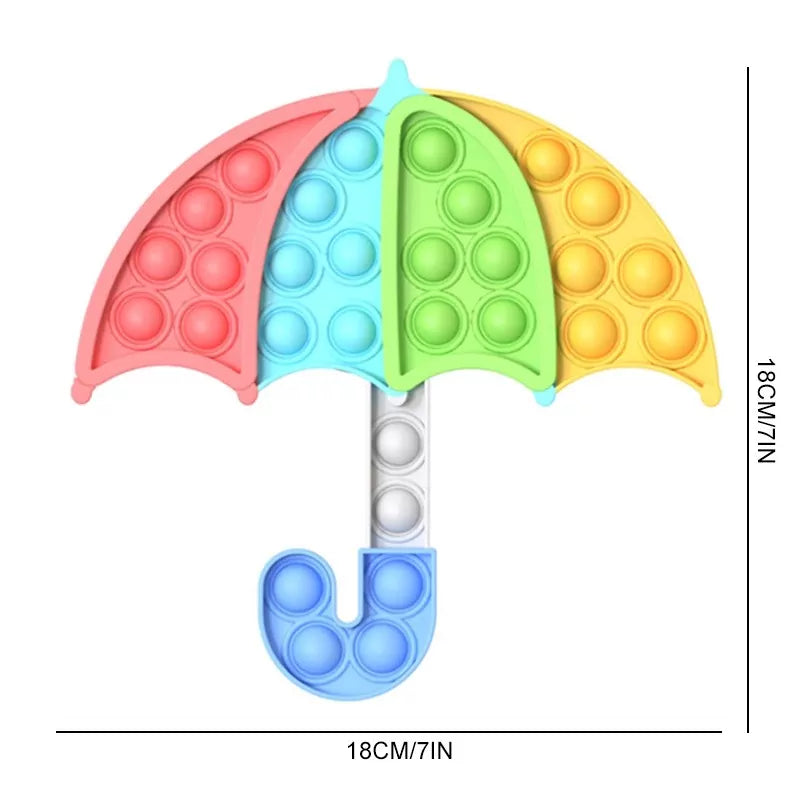 Umbrella Multicolor Pop it Bubble Toy - Default Title - Odeez | Educational Toys Pakistan 