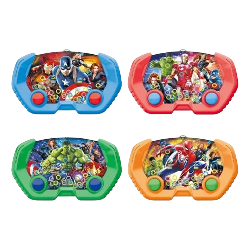 Fun Water Ring Retro Superhero Game - 50B - Red-Green-Yellow-Blue - Odeez | Educational Toys Pakistan 