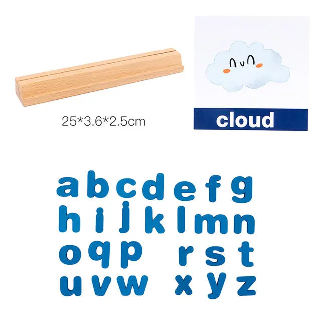 Zebra Vocabulary Building Wooden Spelling Game - 6675 - Default Title - Odeez | Educational Toys Pakistan 