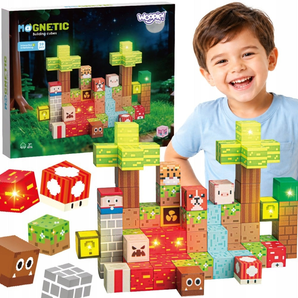 Magnetic Building  Cubes 75pcs - 581