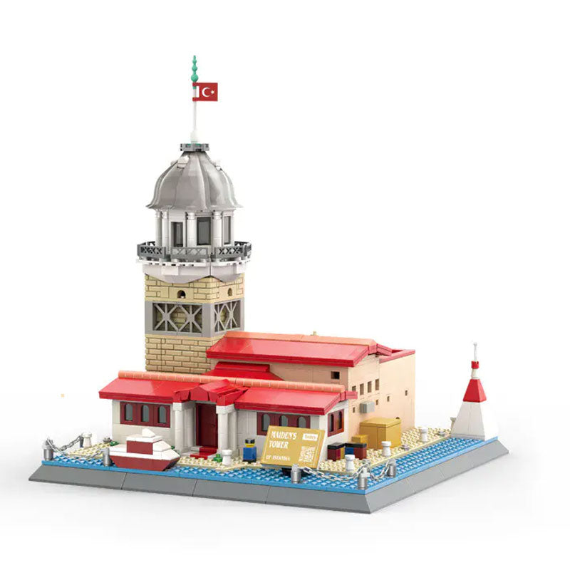 Maiden’s Tower Istanbul Building Blocks Set – 910 Pieces