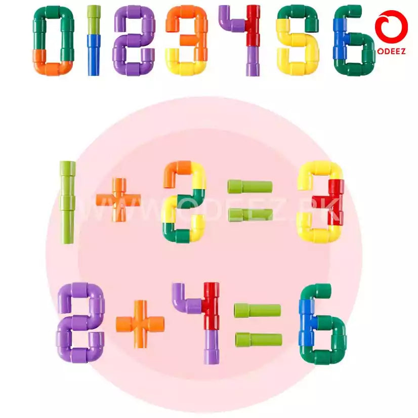 Water Pipe Plug Match Building Blocks - Default Title - Odeez | Educational Toys Pakistan 