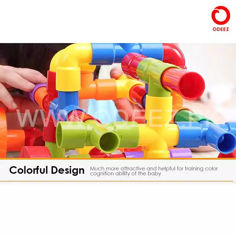 Water Pipe Plug Match Building Blocks - Default Title - Odeez | Educational Toys Pakistan 