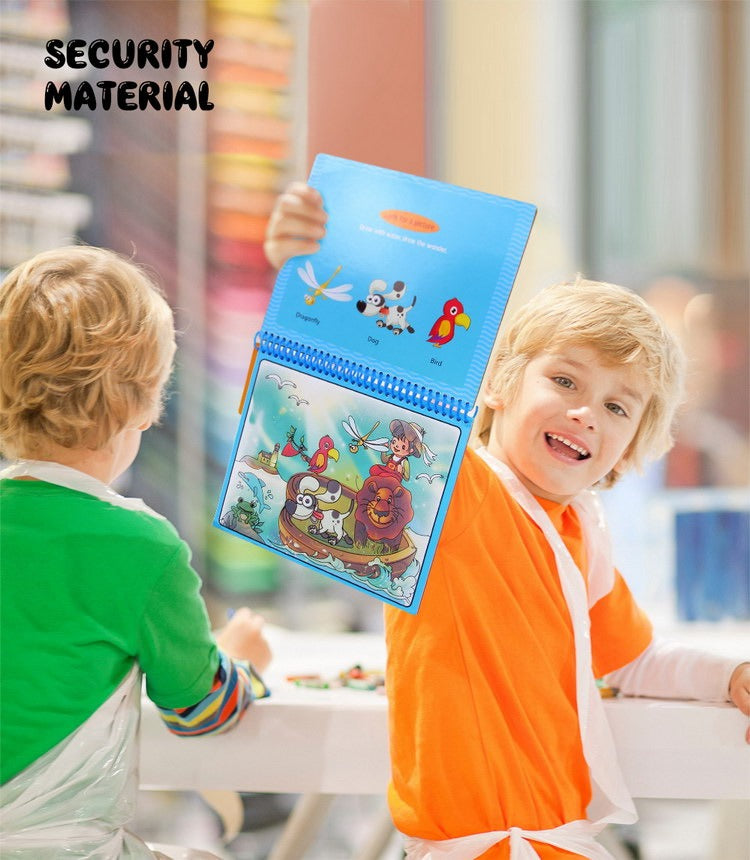 Water doodle Painting Drawing Book - Zoo - Default Title - Odeez | Educational Toys Pakistan 